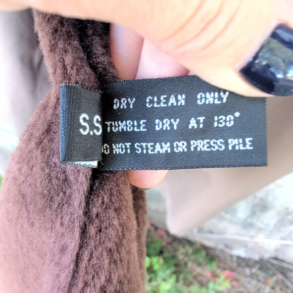 Vintage London Towne Trench Coat Belted Men's Size 42L Camel Tan - Picture 6 of 12